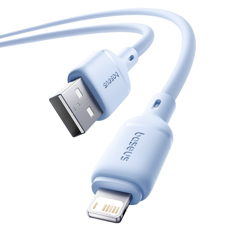 Кабель BASEUS Silky Series Fast Charging USB-A to Lightning 1м Galaxy Blue (P10377702313-00)