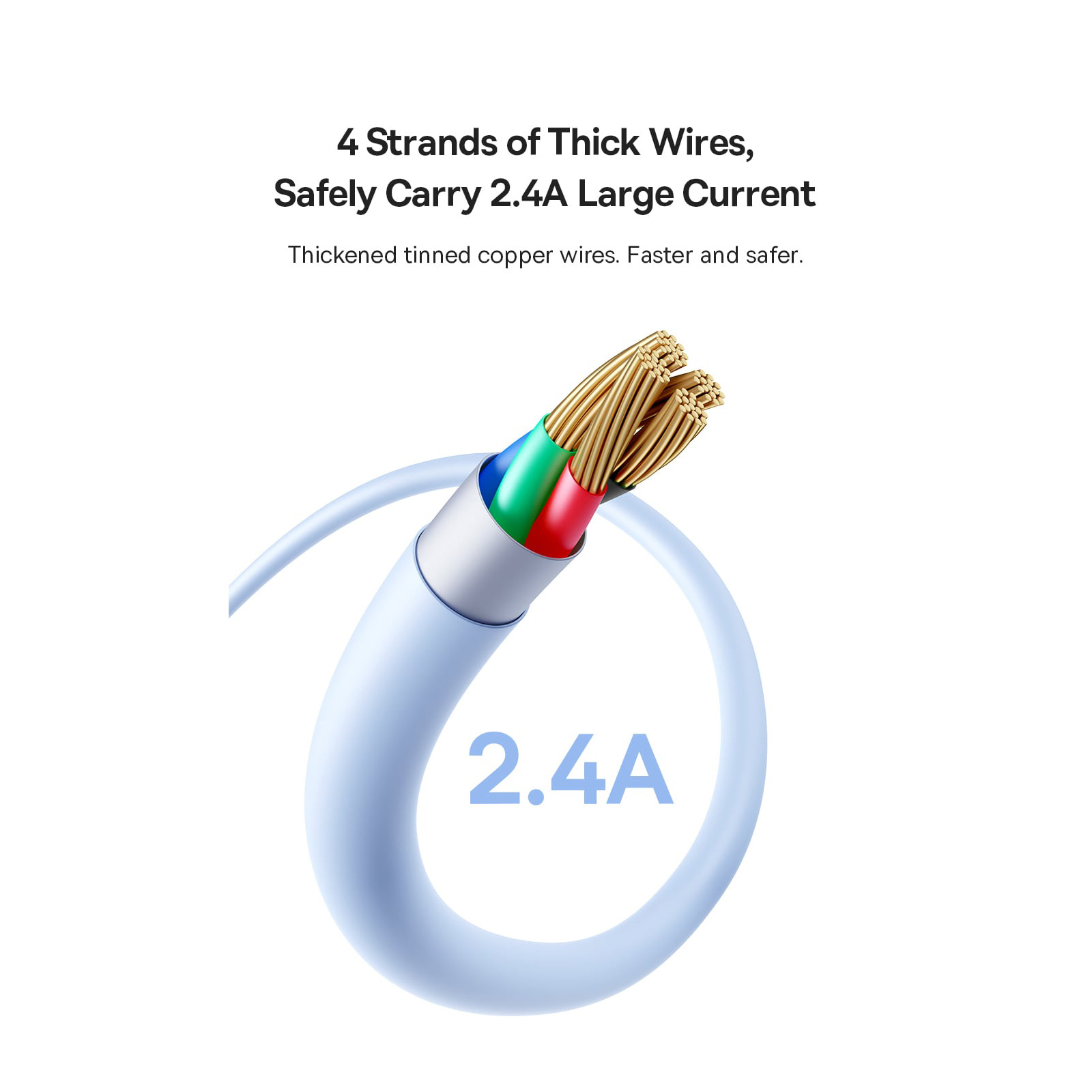 Кабель BASEUS Silky Series Fast Charging USB-A to Lightning 1м Galaxy Blue (P10377702313-00)