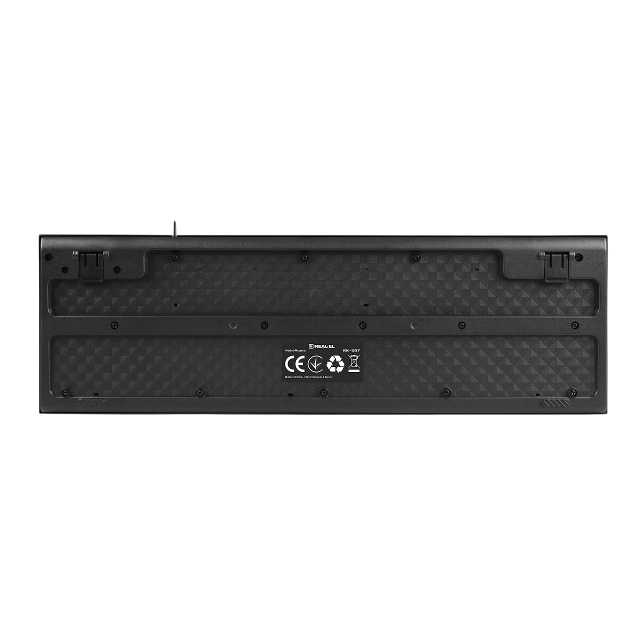 Клавіатура REAL-EL RK-507 Black (EL123100050)