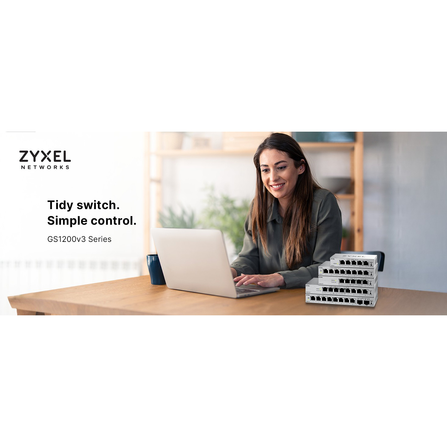 Комутатор ZYXEL GS1200-8 v3 (GS1200-8V3-EU0101F)