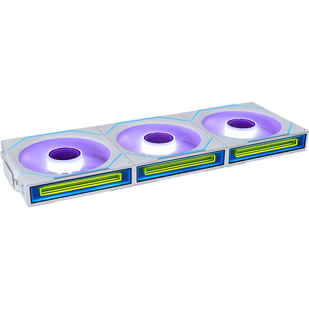 Комплект вентиляторів LIAN LI Uni Fan SL-Infinity Wireless 120 Reverse Blade w/controller White 3-Pack (G99.12RSLIN1W3W.00)