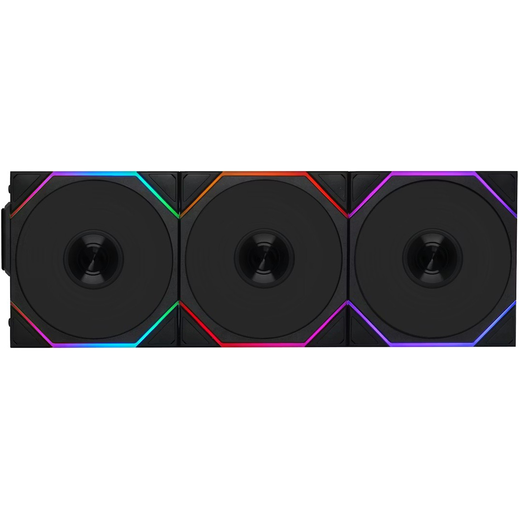 Комплект вентиляторів LIAN LI Uni Fan TL Wireless 120 Revers Blade w/controller Black 3-Pack (G99.12RTL1W3B.00)