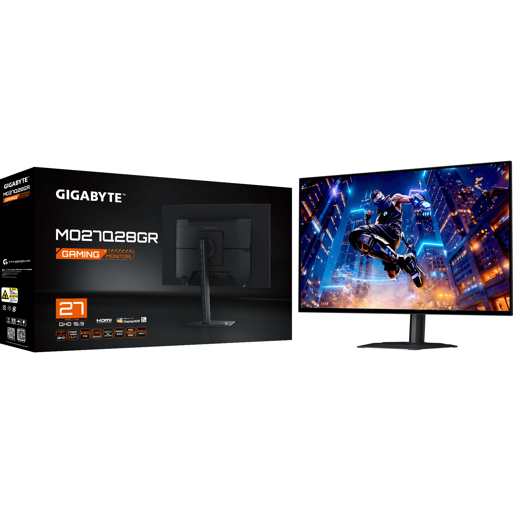 Монитор 27" GIGABYTE MO27Q28GR