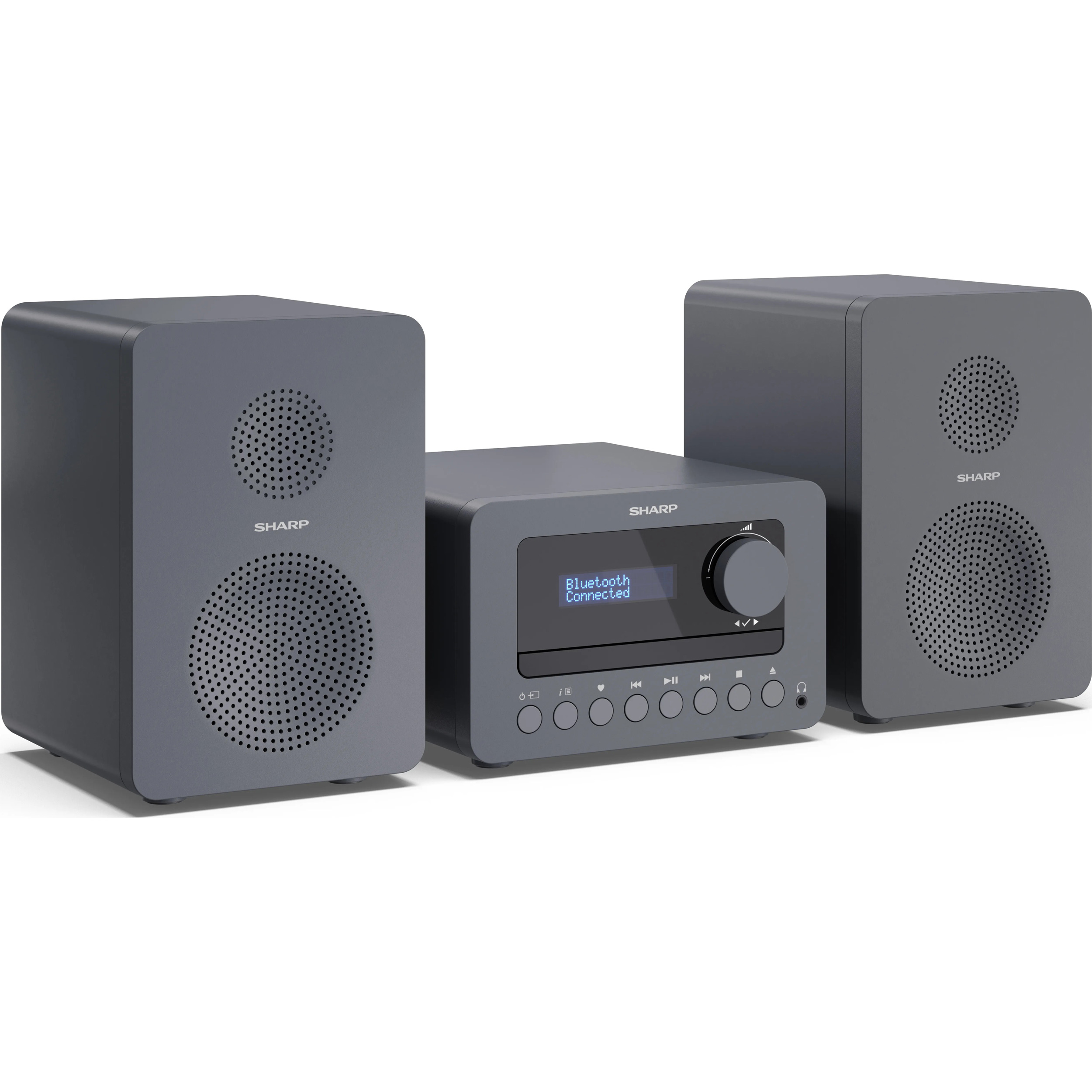 Музыкальный центр SHARP Tokyo FM Hi-Fi Micro System XL-B514 Gray