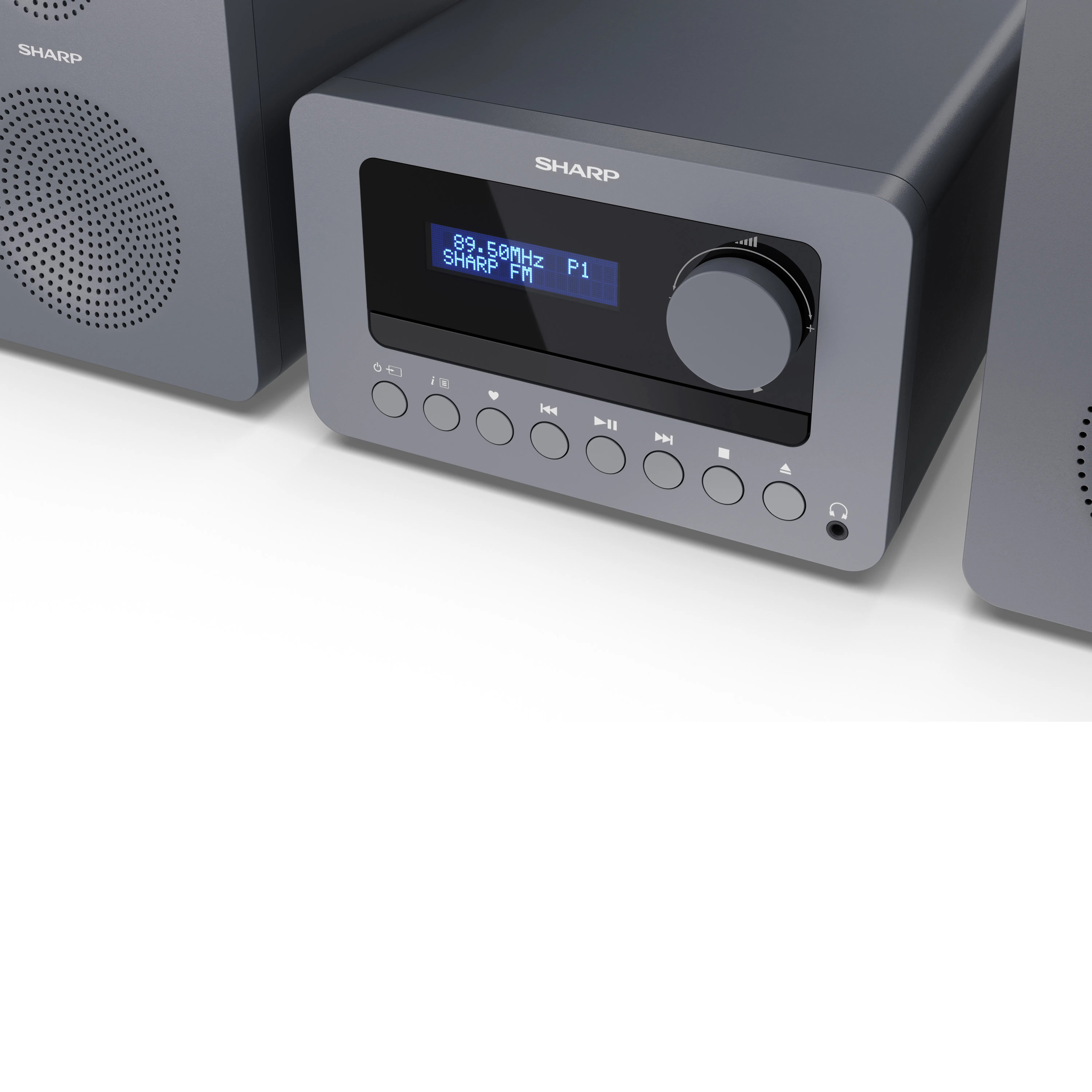 Музыкальный центр SHARP Tokyo FM Hi-Fi Micro System XL-B514 Gray