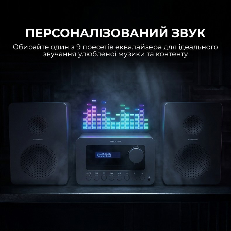 Музыкальный центр SHARP Tokyo FM Hi-Fi Micro System XL-B514 Gray