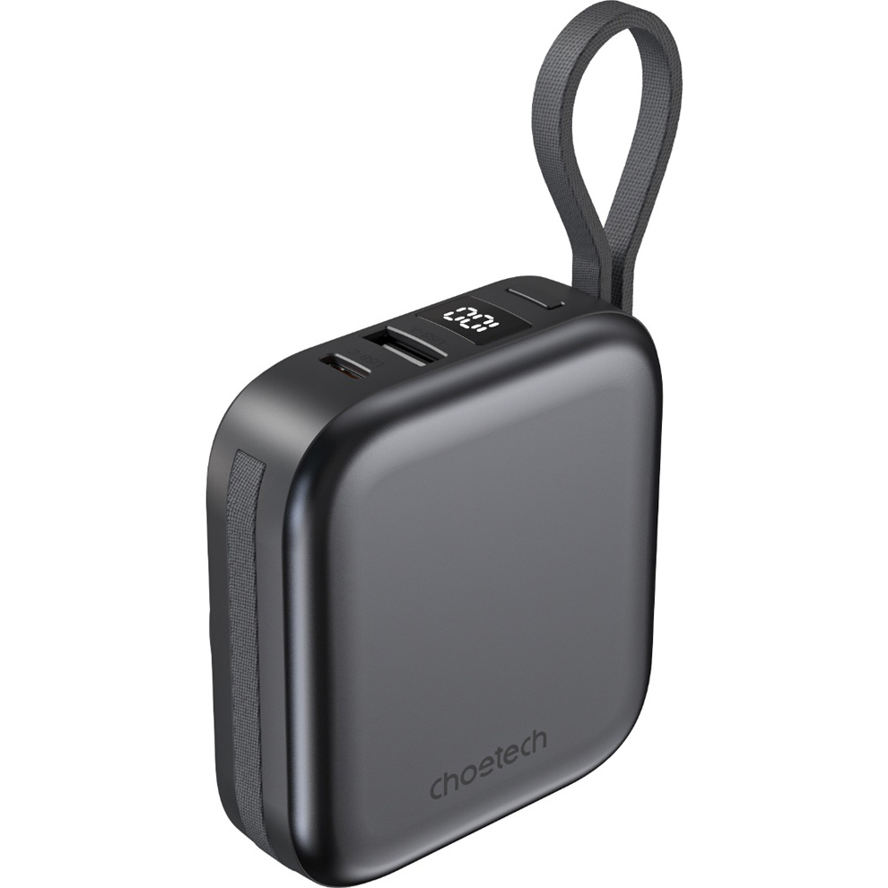 Повербанк з бездротовою зарядкою CHOETECH B697C Magnetic Wireless 22.5W 1xUSB-C, 1xUSB-A 10000mAh Black