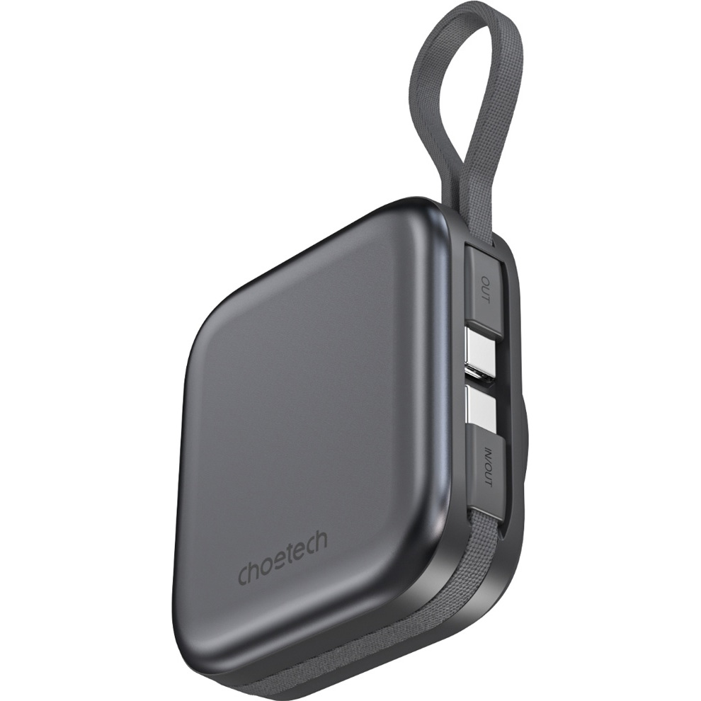 Повербанк з бездротовою зарядкою CHOETECH B697C Magnetic Wireless 22.5W 1xUSB-C, 1xUSB-A 10000mAh Black