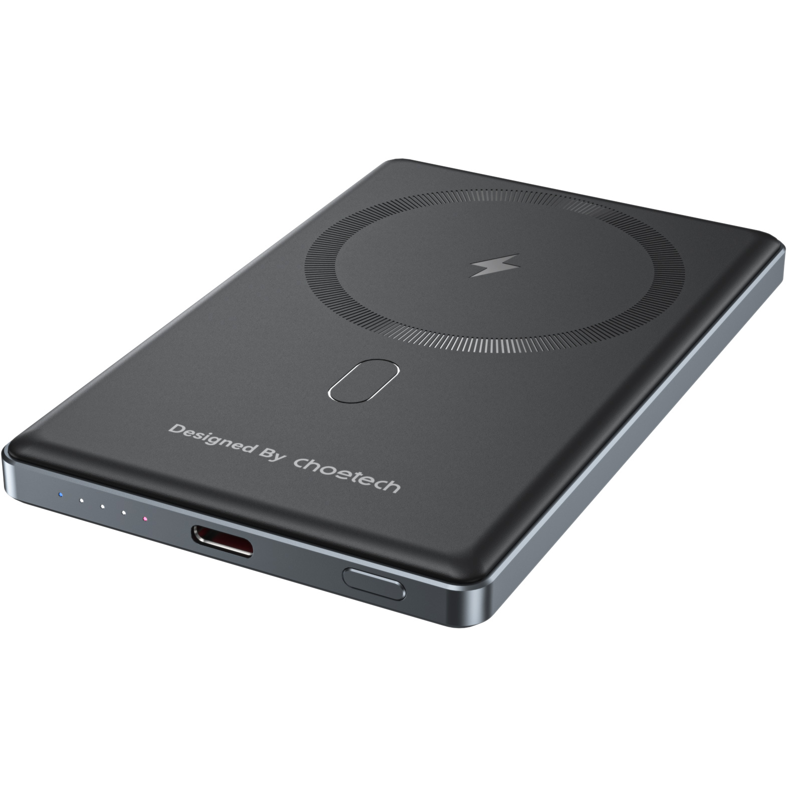 Повербанк з бездротовою зарядкою CHOETECH B738 PD 20W 5000 mAh Ultra-Thin Magnetic 5000mAh
