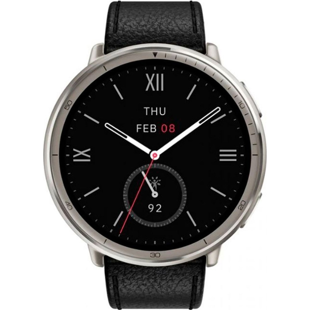 Смарт-годинник AMAZFIT Active 2R Premium Black Leather (W2437GL1N)