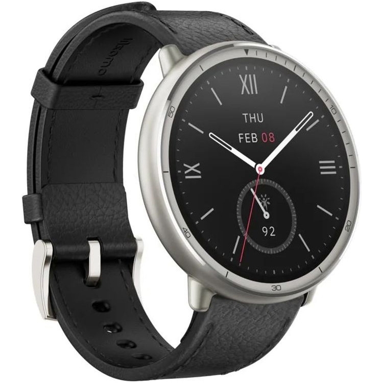 Смарт-годинник AMAZFIT Active 2R Premium Black Leather (W2437GL1N)