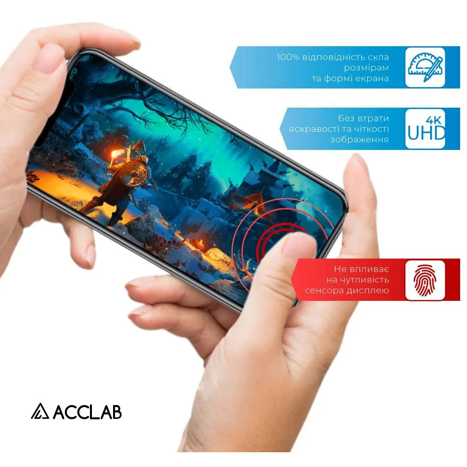 Захисне скло ACCLAB Full Glue для Galaxy A14