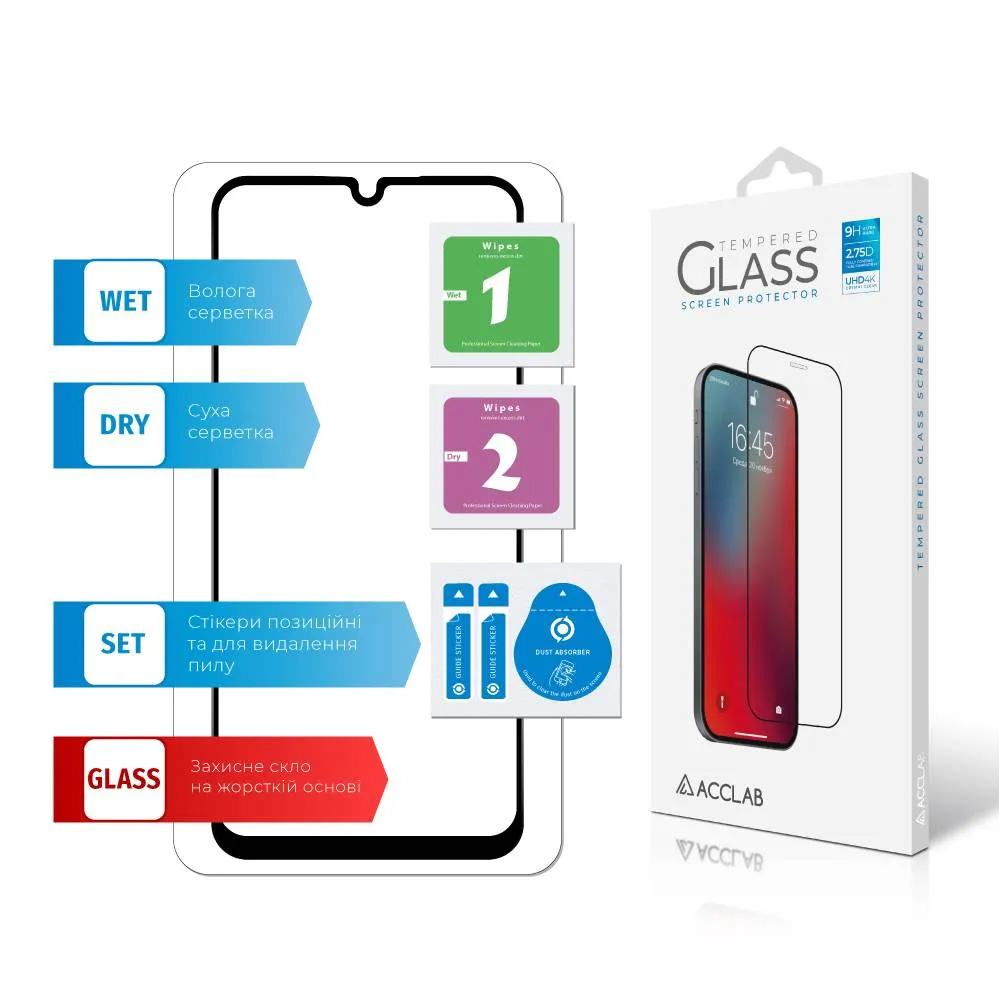 Защитное стекло ACCLAB Full Glue для Galaxy A24