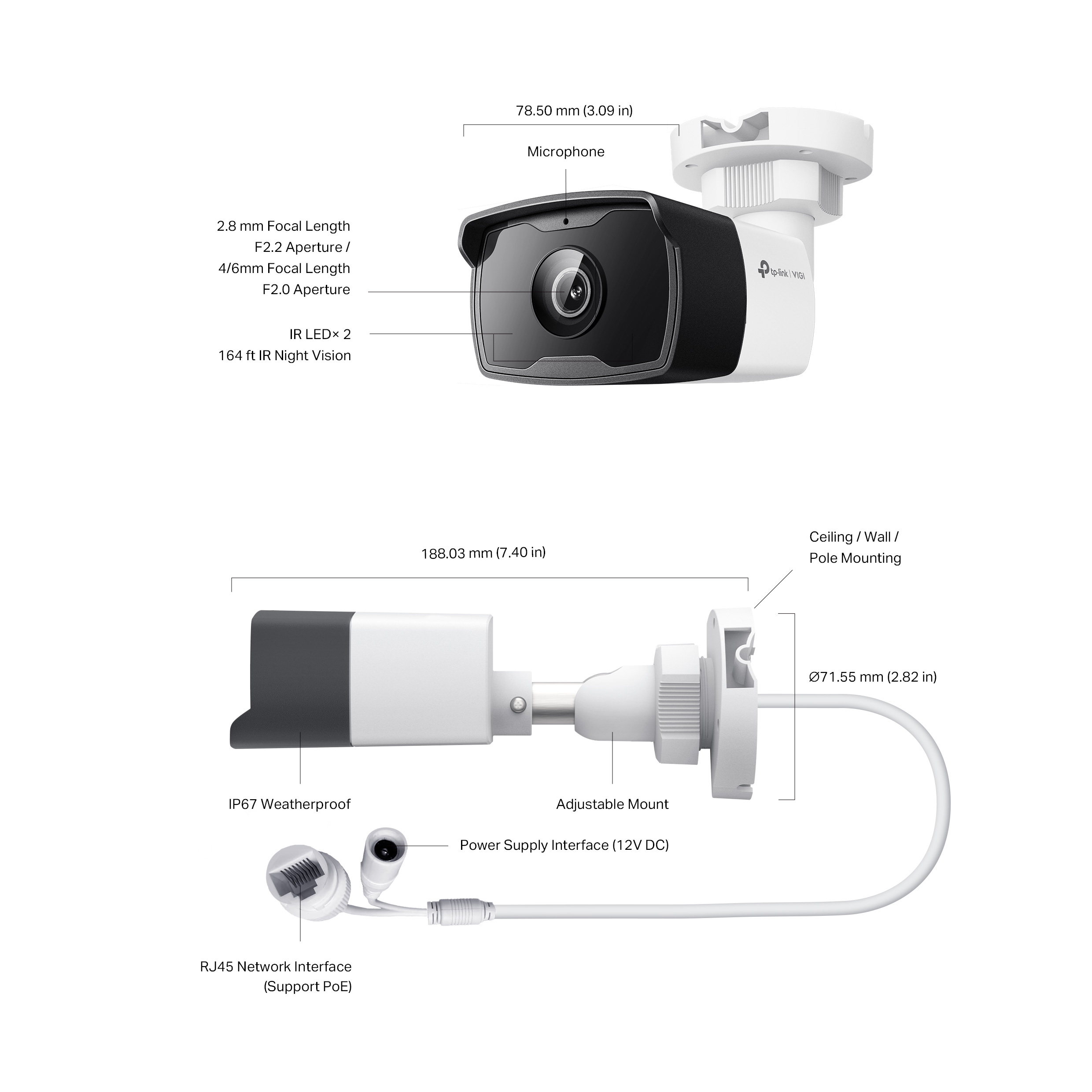 IP-камера TP-LINK VIGI C340I 2.8mm