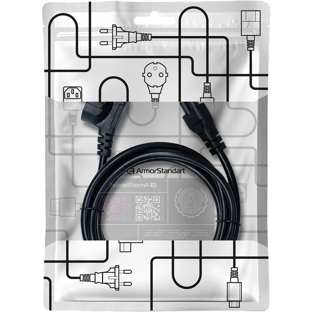 Кабель питания ARMORSTANDART CEE7/7-C5 1.8м (ARM73122)