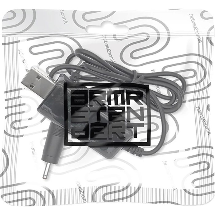 Кабель живлення USB to DC ARMORSTANDART 9V/12V 0.8м Black