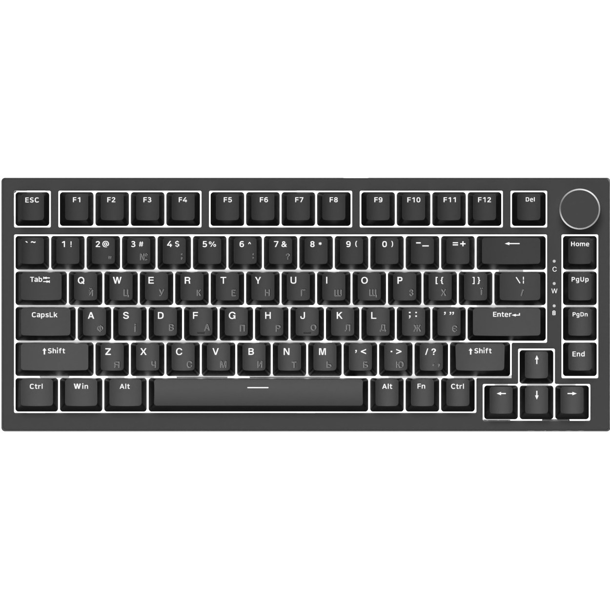 Клавіатура AJAZZ AK820 Red Switch Black