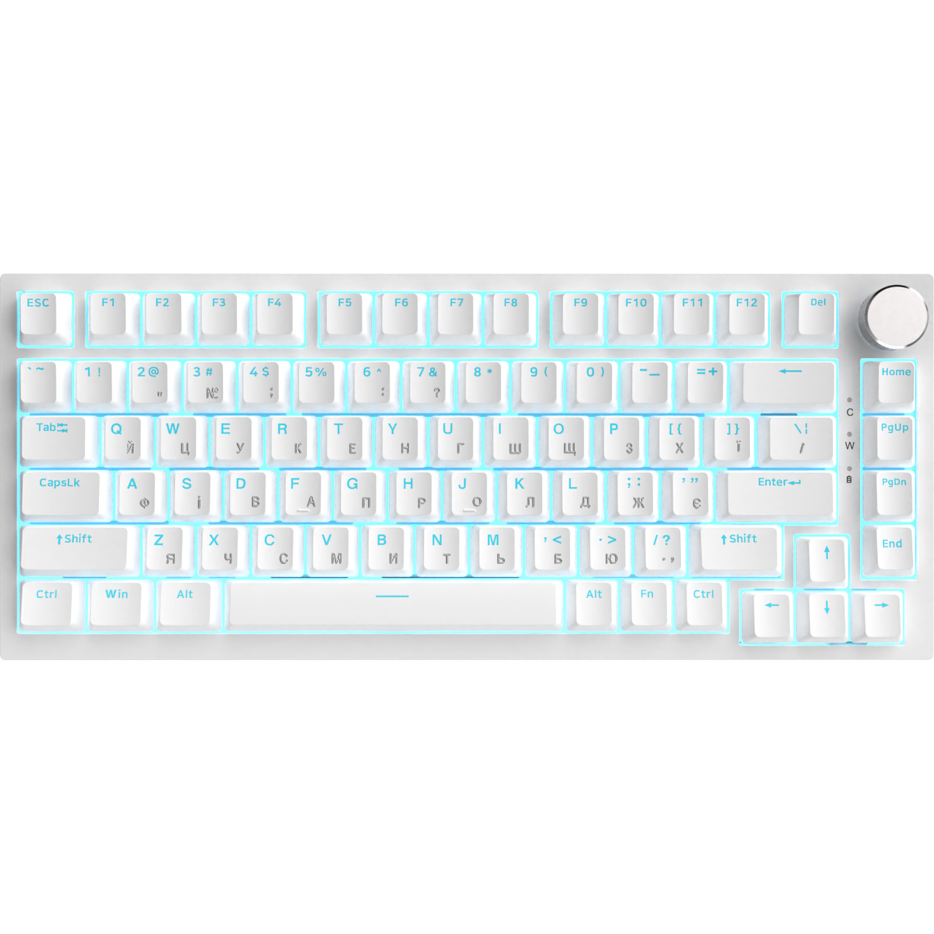 Клавіатура AJAZZ AK820 Red Switch White