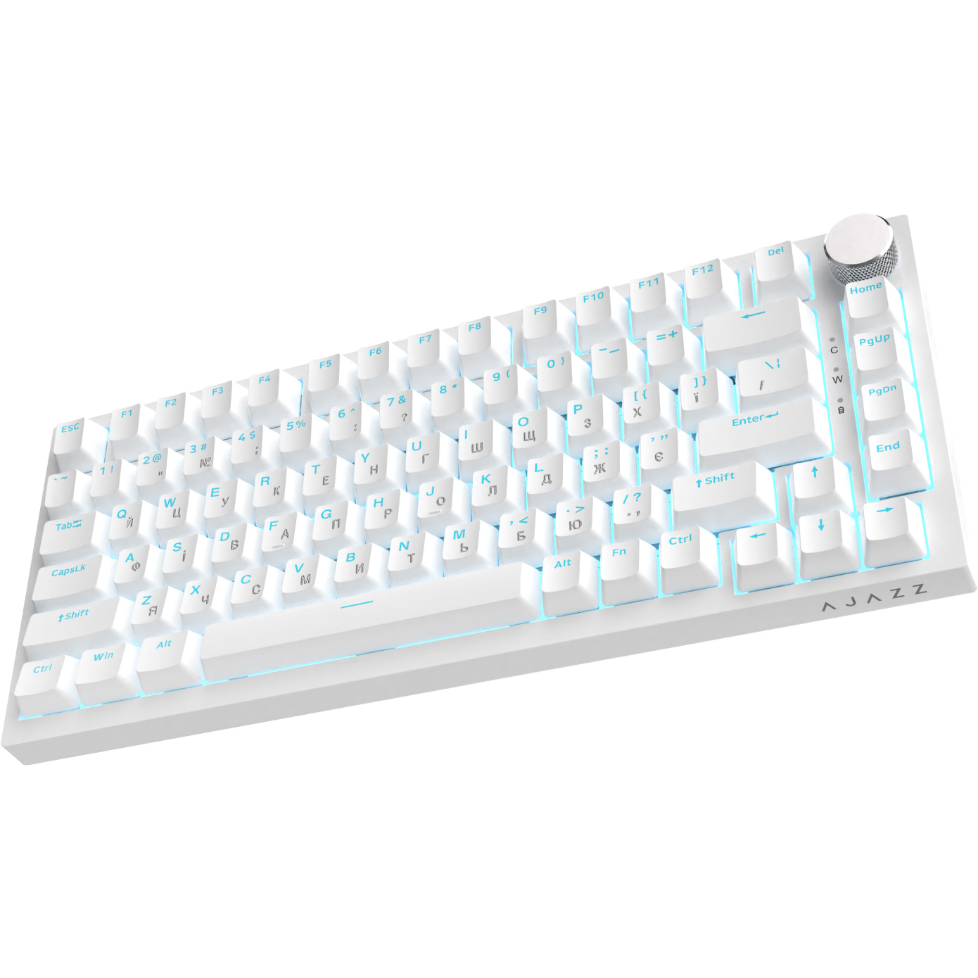Клавіатура AJAZZ AK820 Red Switch White