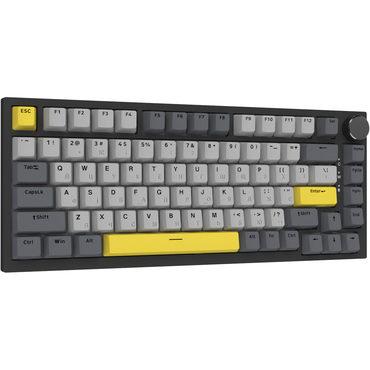 Клавіатура AJAZZ AK820 Sea Salt Switch Black/Gray/Yellow