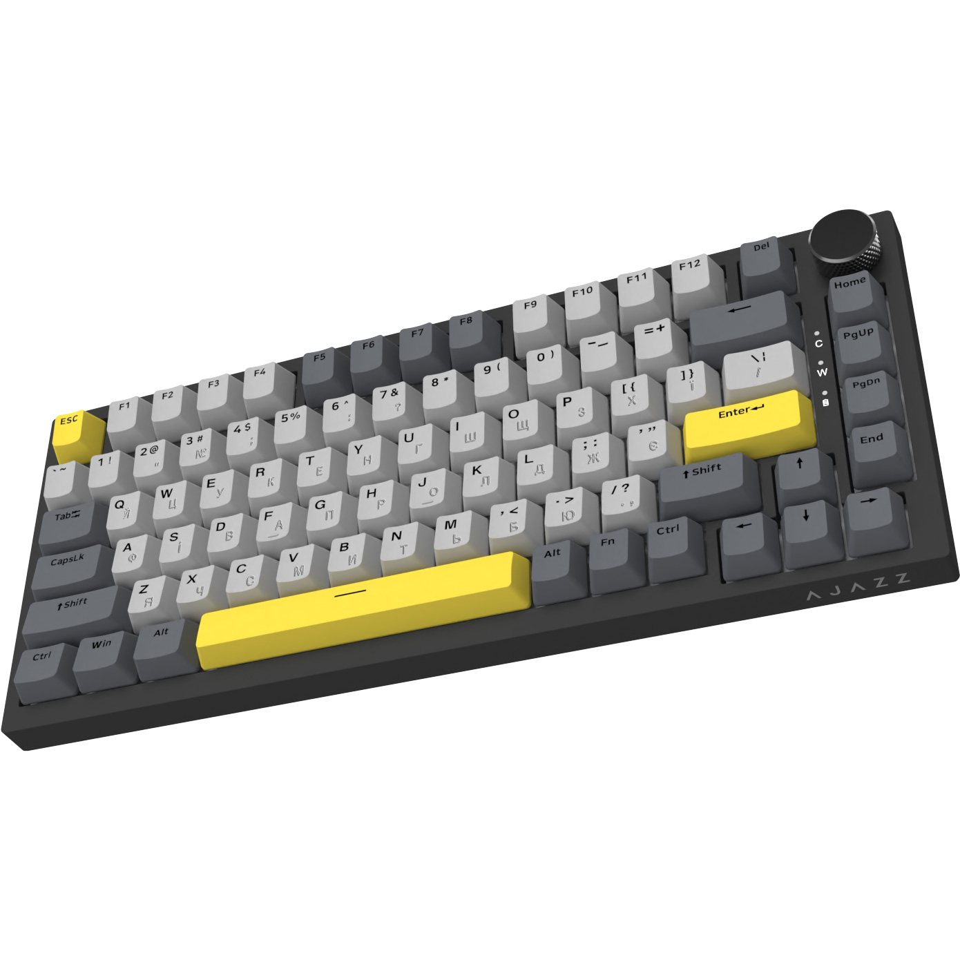 Клавіатура AJAZZ AK820 Sea Salt Switch Black/Gray/Yellow