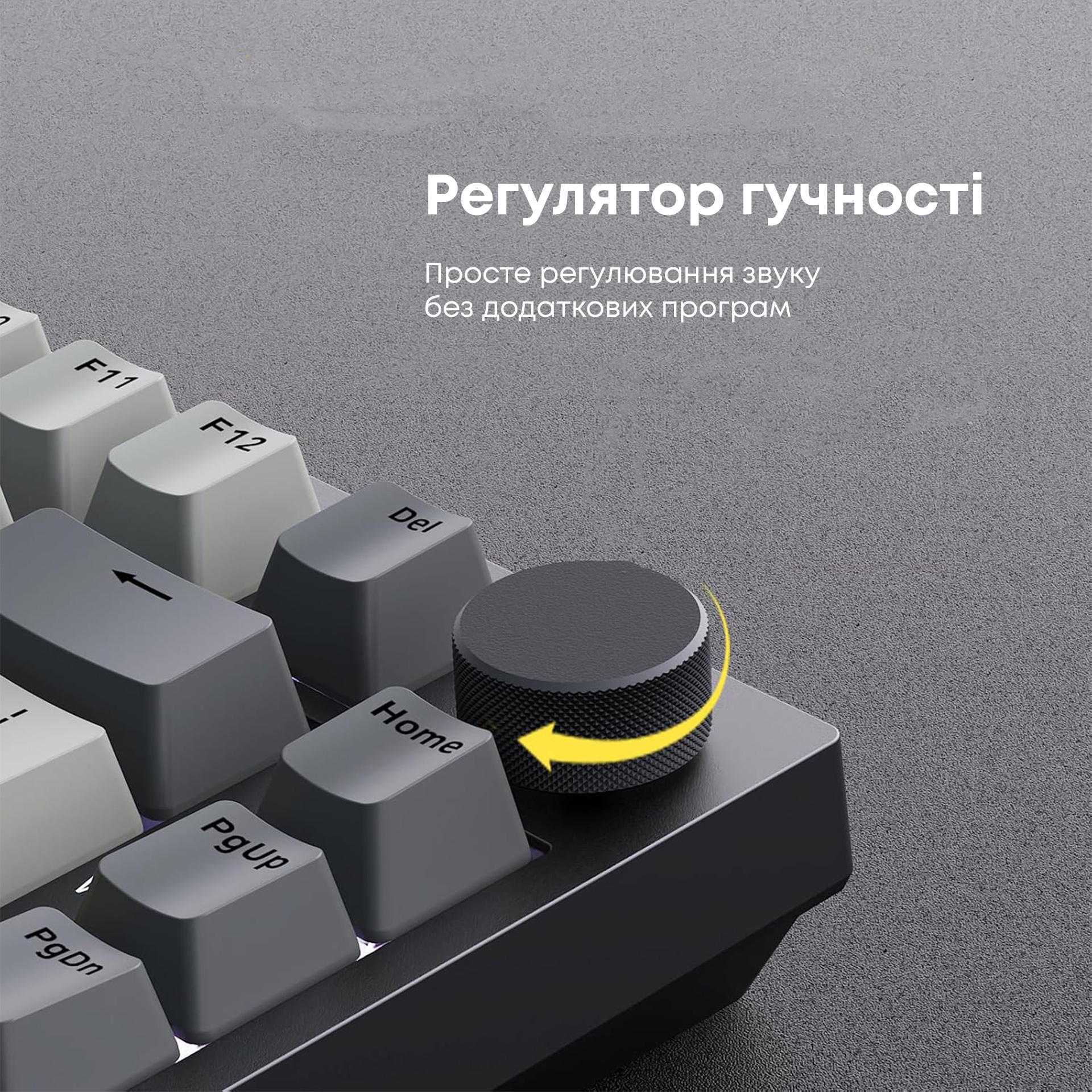 Клавіатура AJAZZ AK820 Sea Salt Switch Black/Gray/Yellow