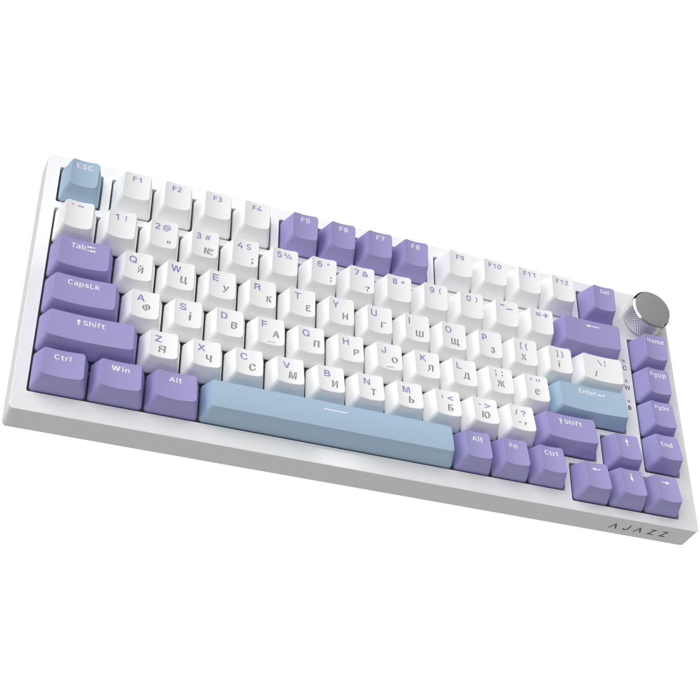 Клавіатура AJAZZ AK820 Sea Salt Switch Purple/White/Blue