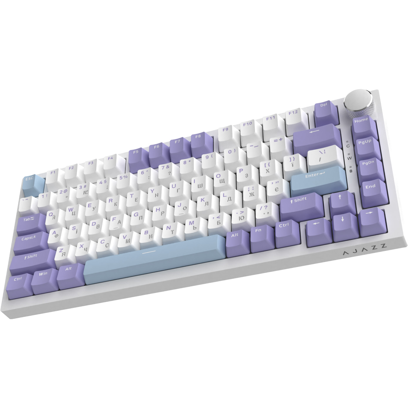 Клавіатура AJAZZ AK820 Sea Salt Switch Purple/White/Blue