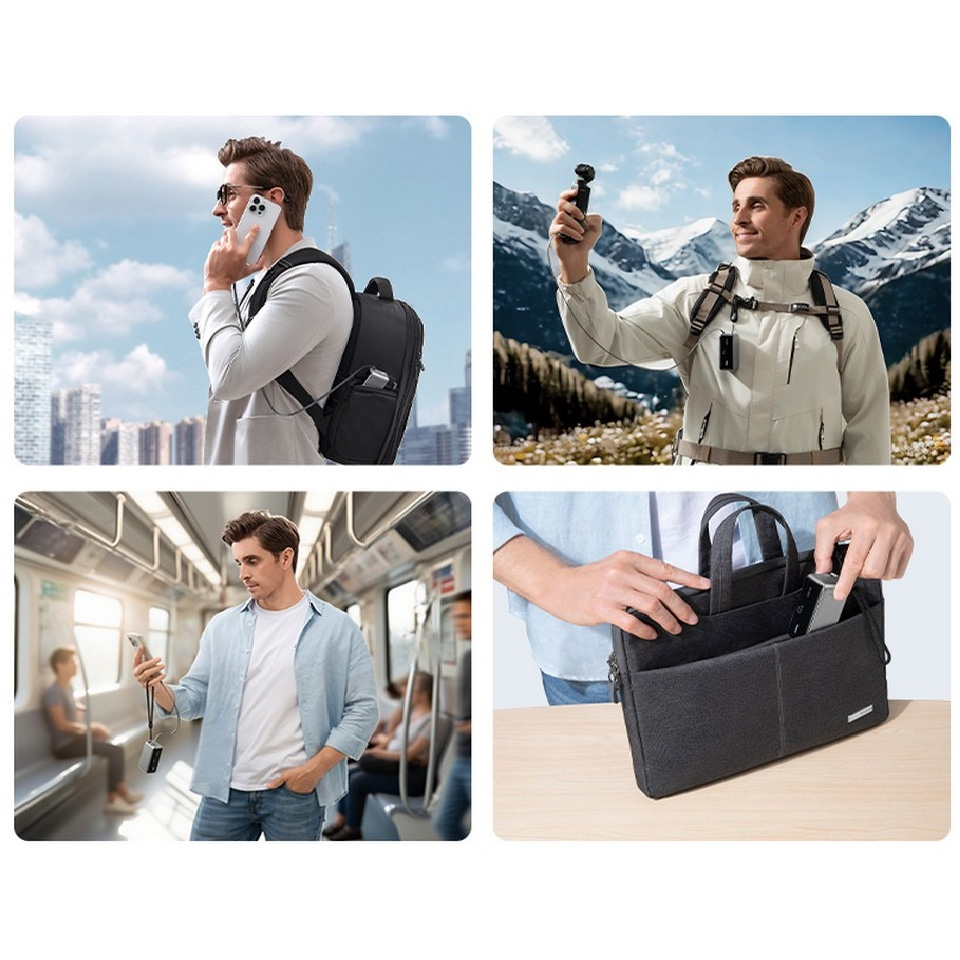 Повербанк MiiiW Neoseek M310 Pro Digital Display Fast-Charging Power Bank 45W 10000mAh Titanium Gray