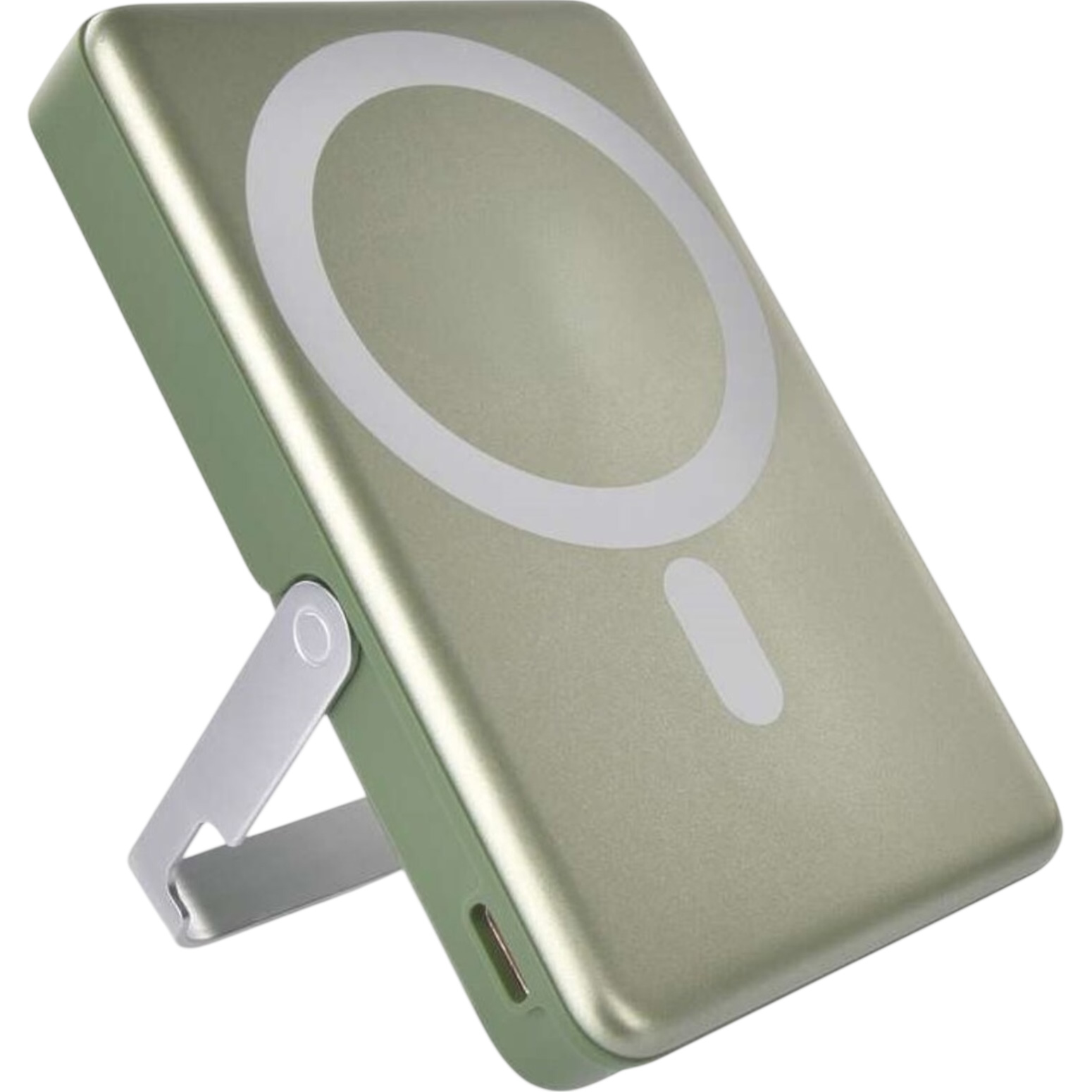 Повербанк с беспроводной зарядкой EMOS B0552AG 20W 10000mAh Alpine Green
