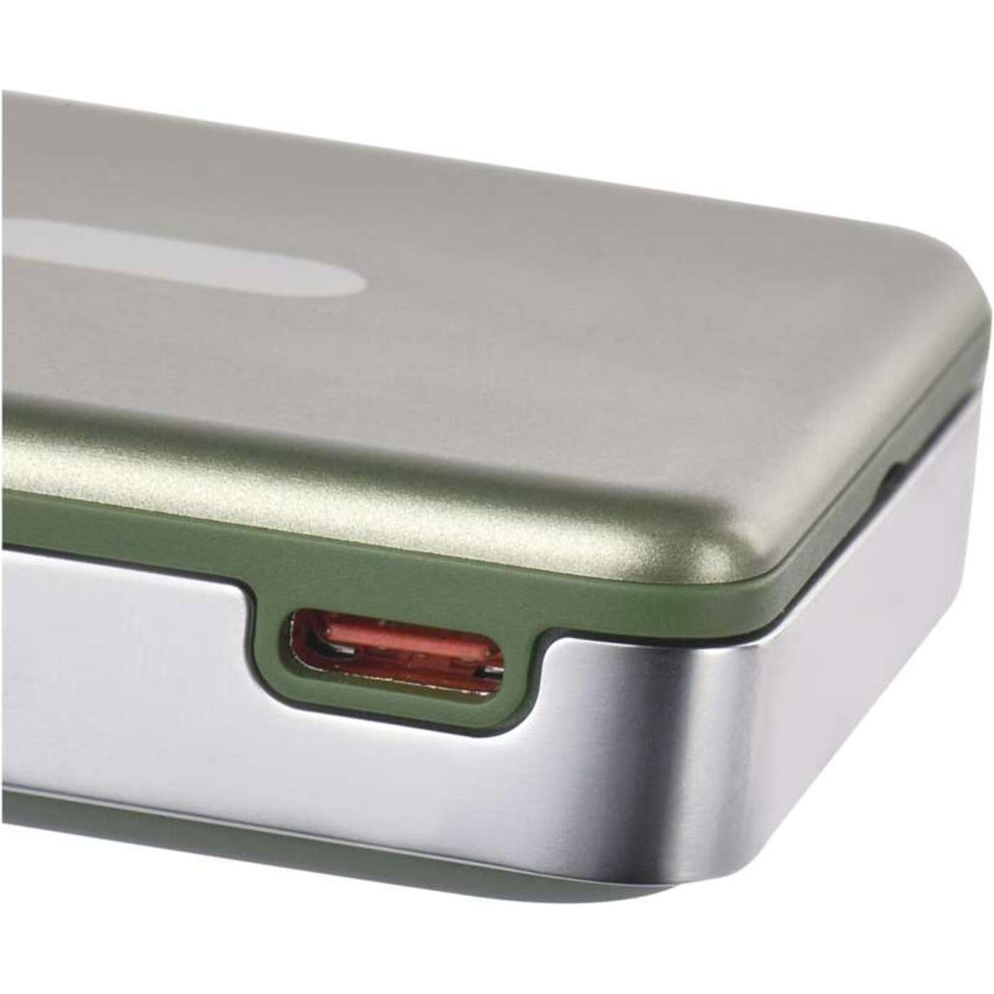 Повербанк с беспроводной зарядкой EMOS B0552AG 20W 10000mAh Alpine Green
