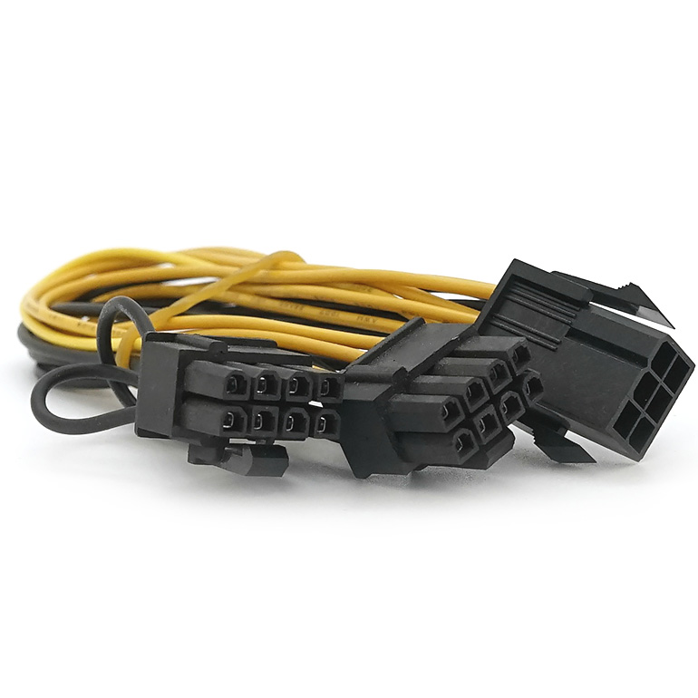Кабель живлення для відеокарти VOLTRONIC PCIe 6-pin to 2x6+2-pin (21848)