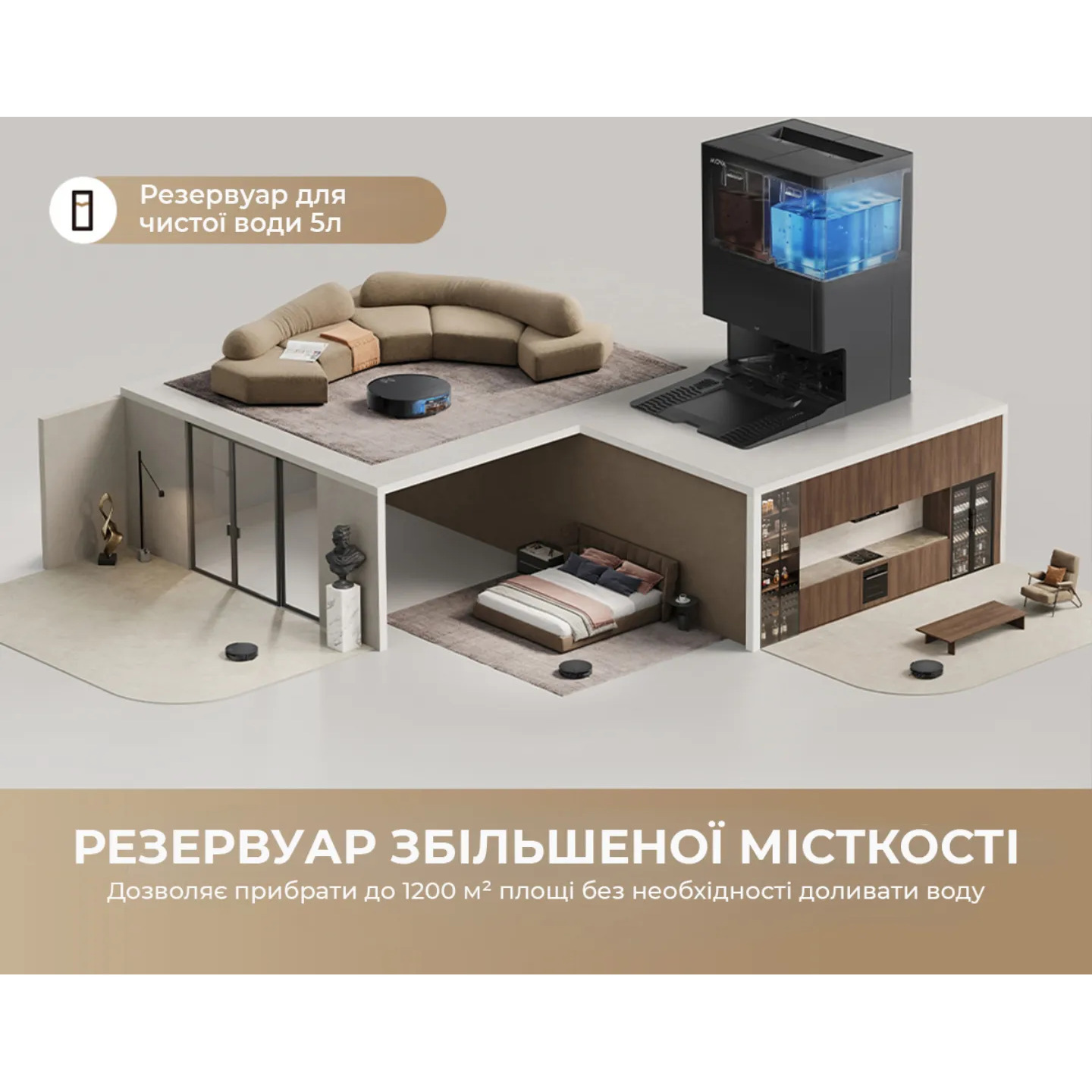 Робот-пилосос MOVA S70 Roller Black (RLZ12SE-BL)