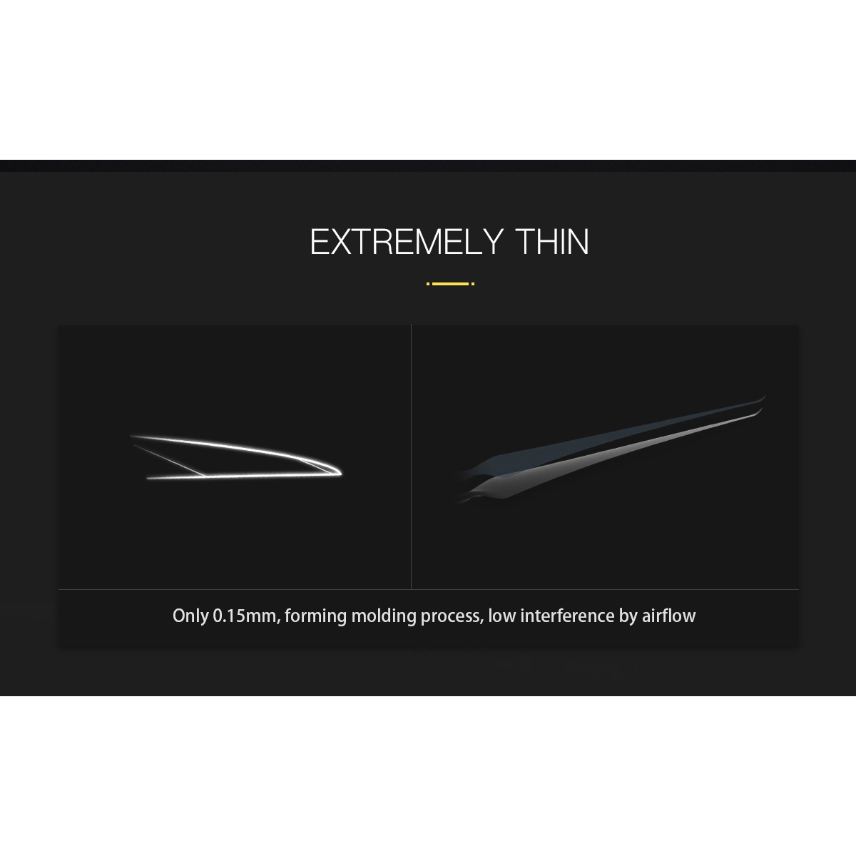 Комплект пропелерів EOLO CN17x6.2 2-Blade Foldable 1СW+1CCW Black