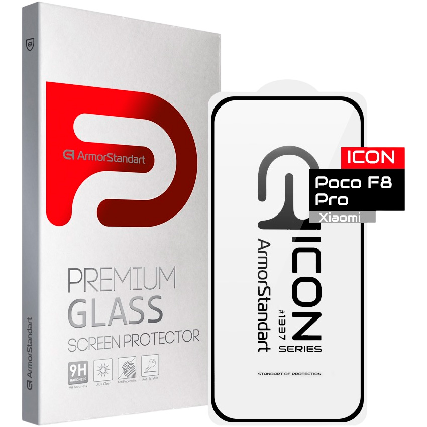 Защитное стекло ARMORSTANDART Icon для Poco F8 Pro