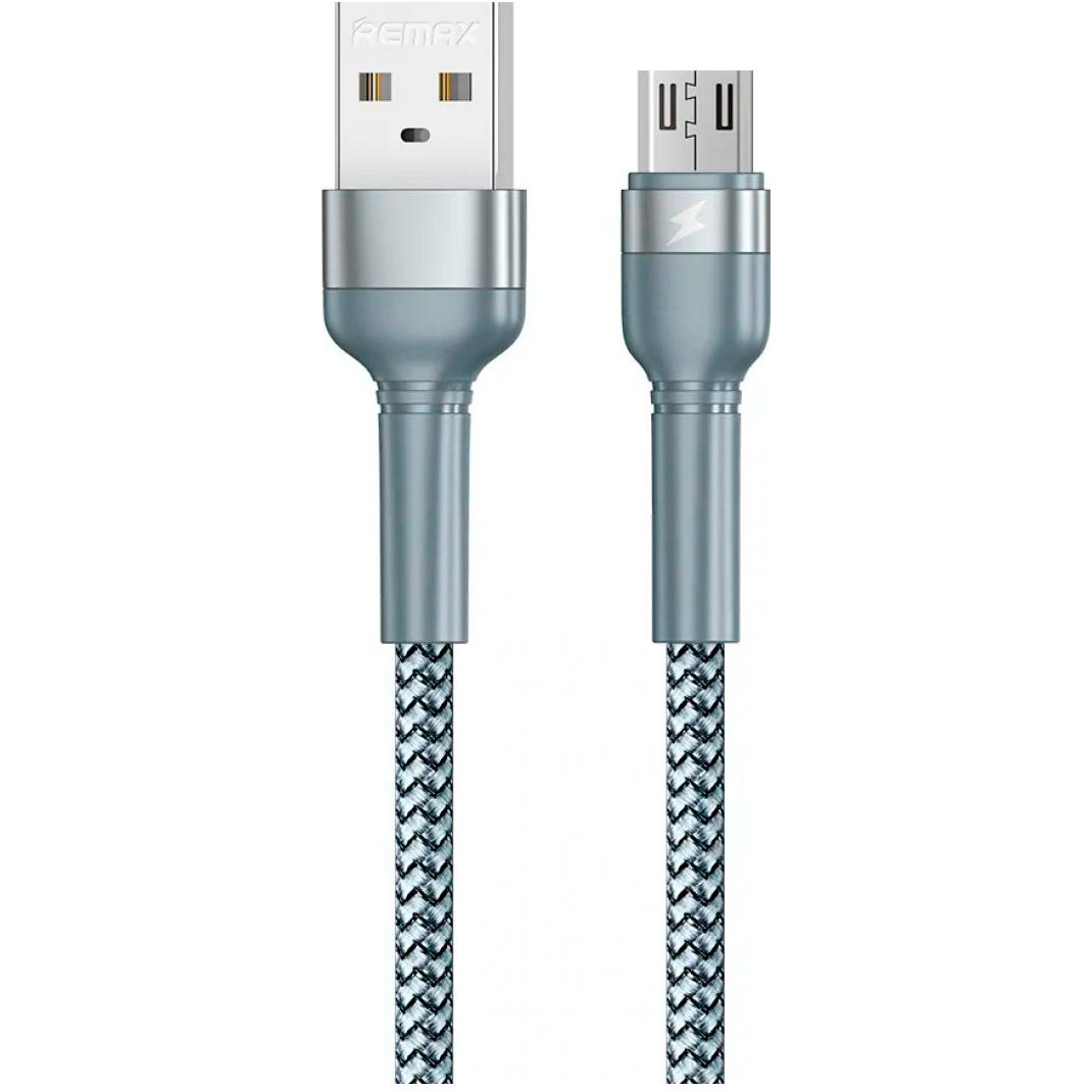 Кабель REMAX Jany USB-A to Micro-USB 1м Silver (RC-124M)
