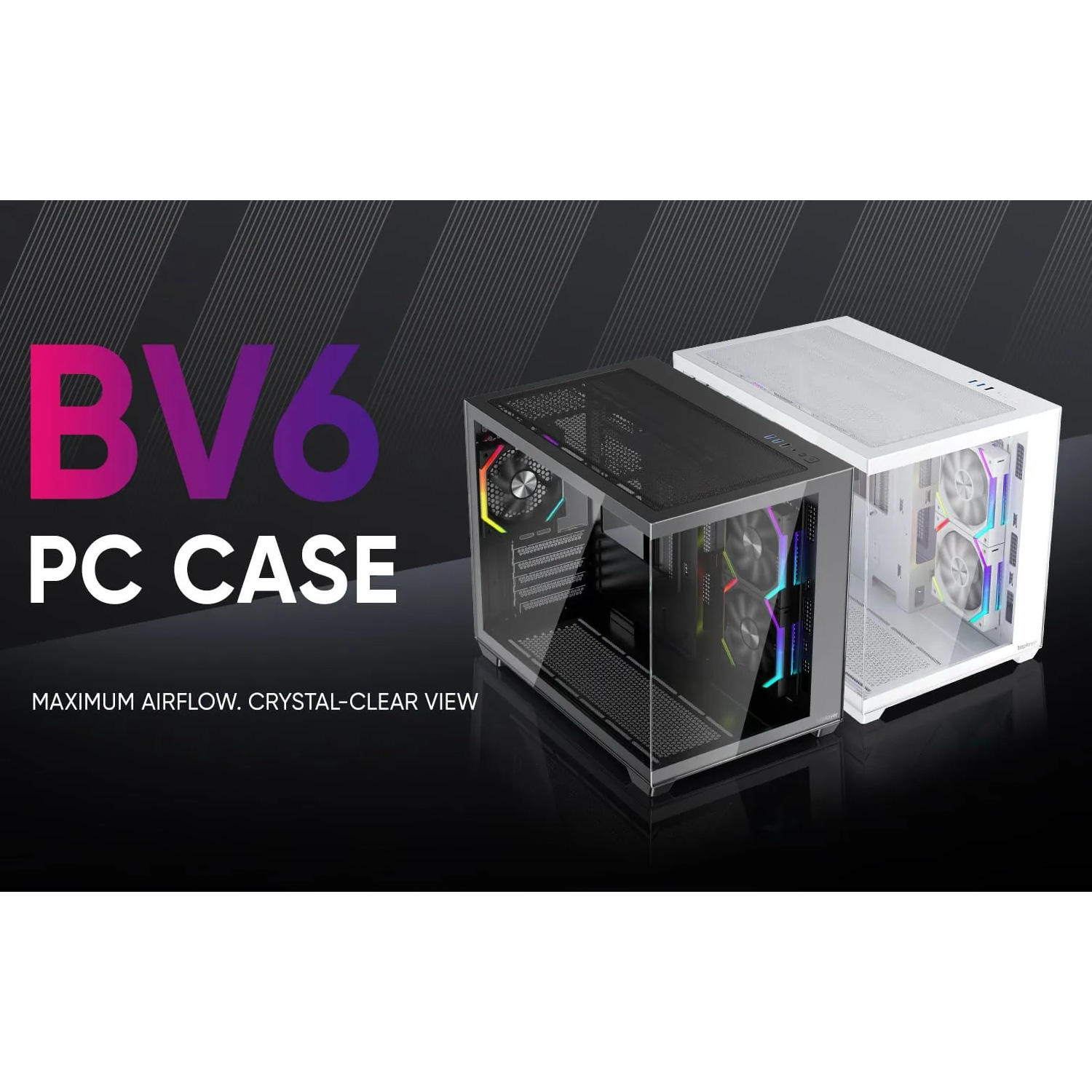 Корпус 1STPLAYER BV6 2FH7R-1FH7 Black
