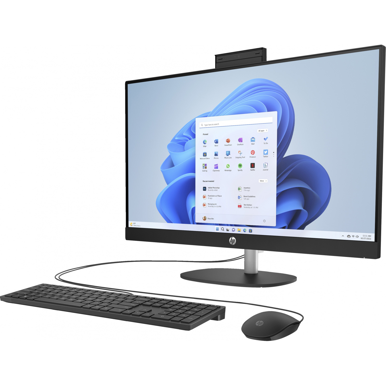 Моноблок HP 27-cr1005ua Jet Black (D3MU2EA)