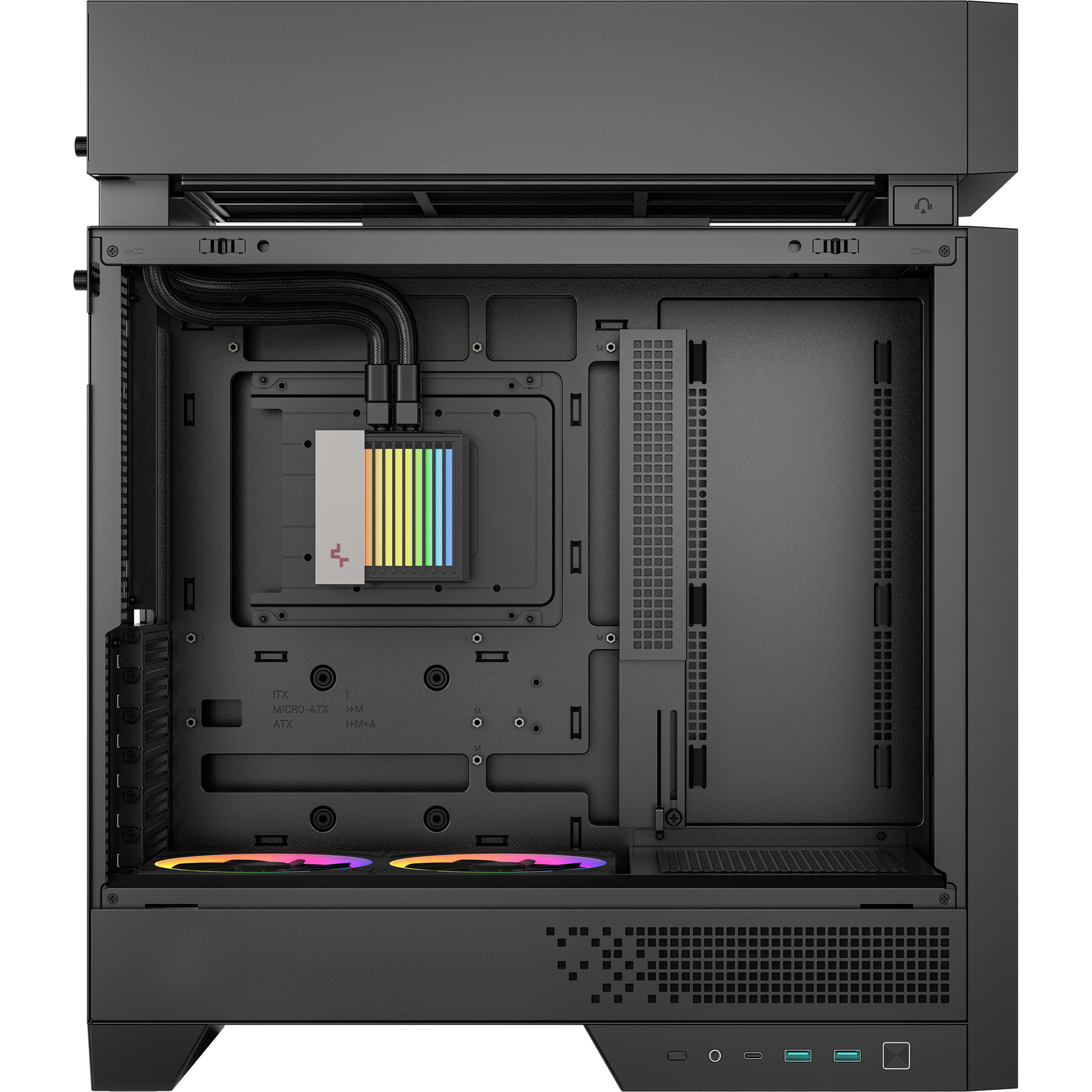 Корпус DEEPCOOL CL6600 Black (R-CL6600-BKNNA0-G-1)