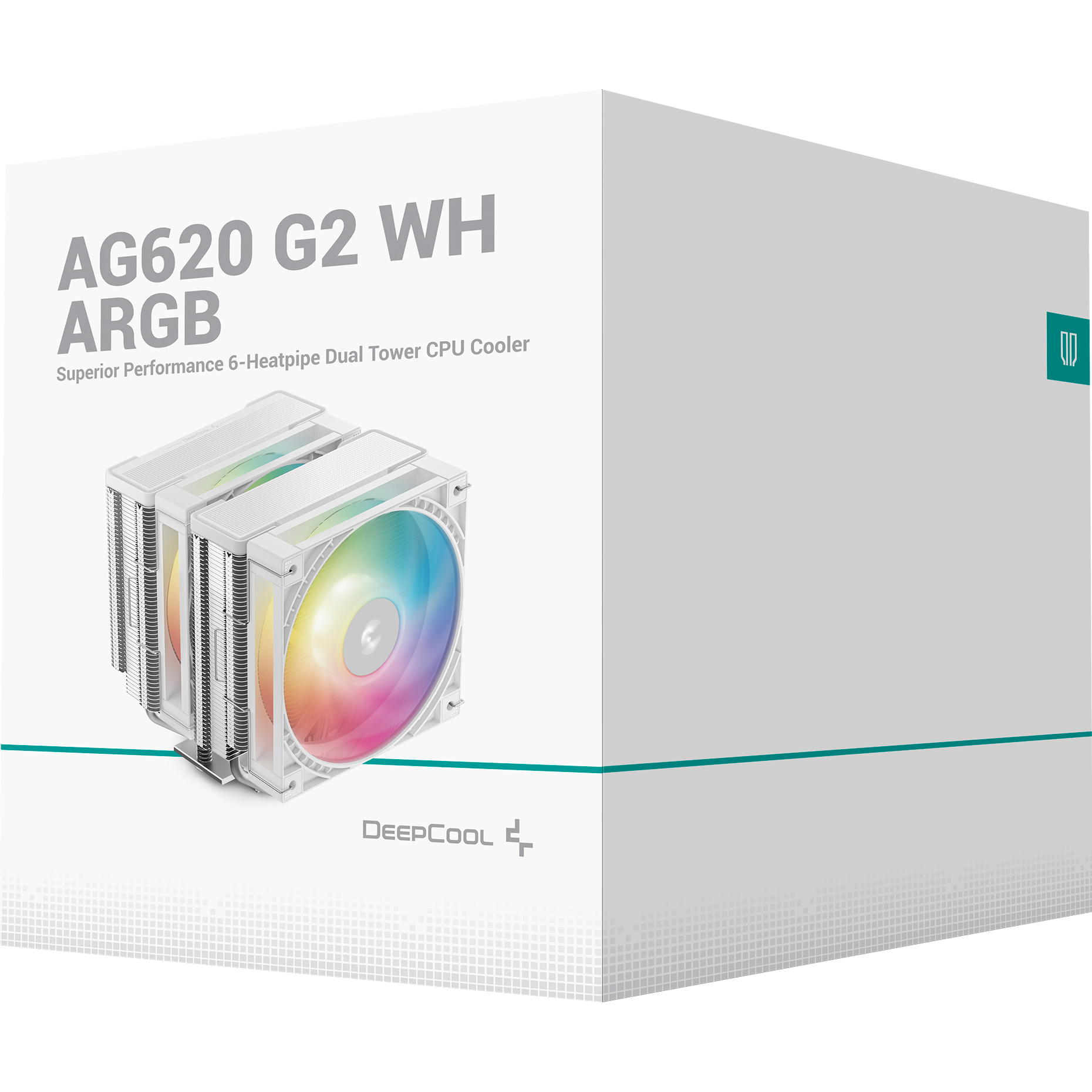 Кулер для процессора DEEPCOOL AG620 G2 ARGB White (R-AG620-WHAMMG2-G)