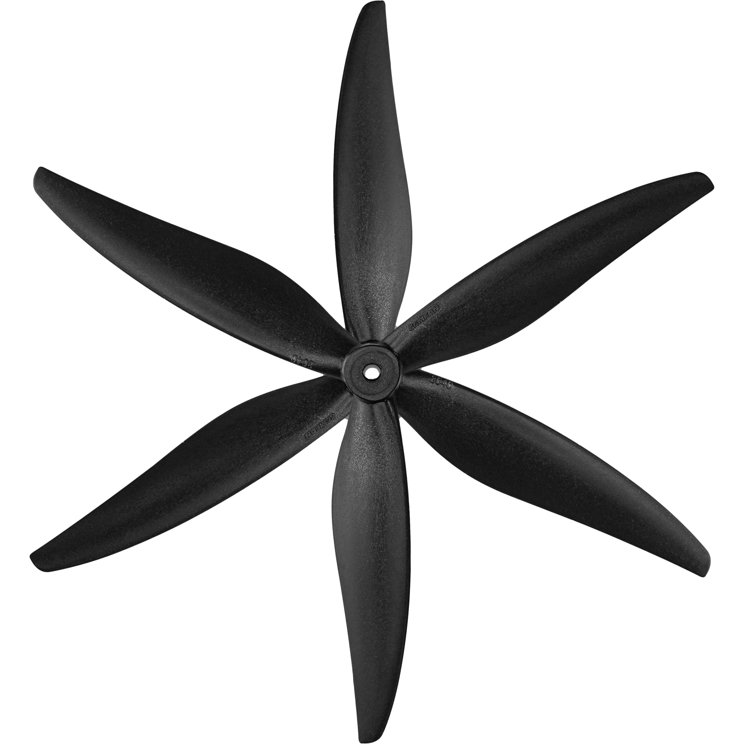 Комплект пропеллеров GEMFAN 8040 3-Blade 1СW+1CCW Black (GF8040-3CN/HP098.PMCN8040-3B)