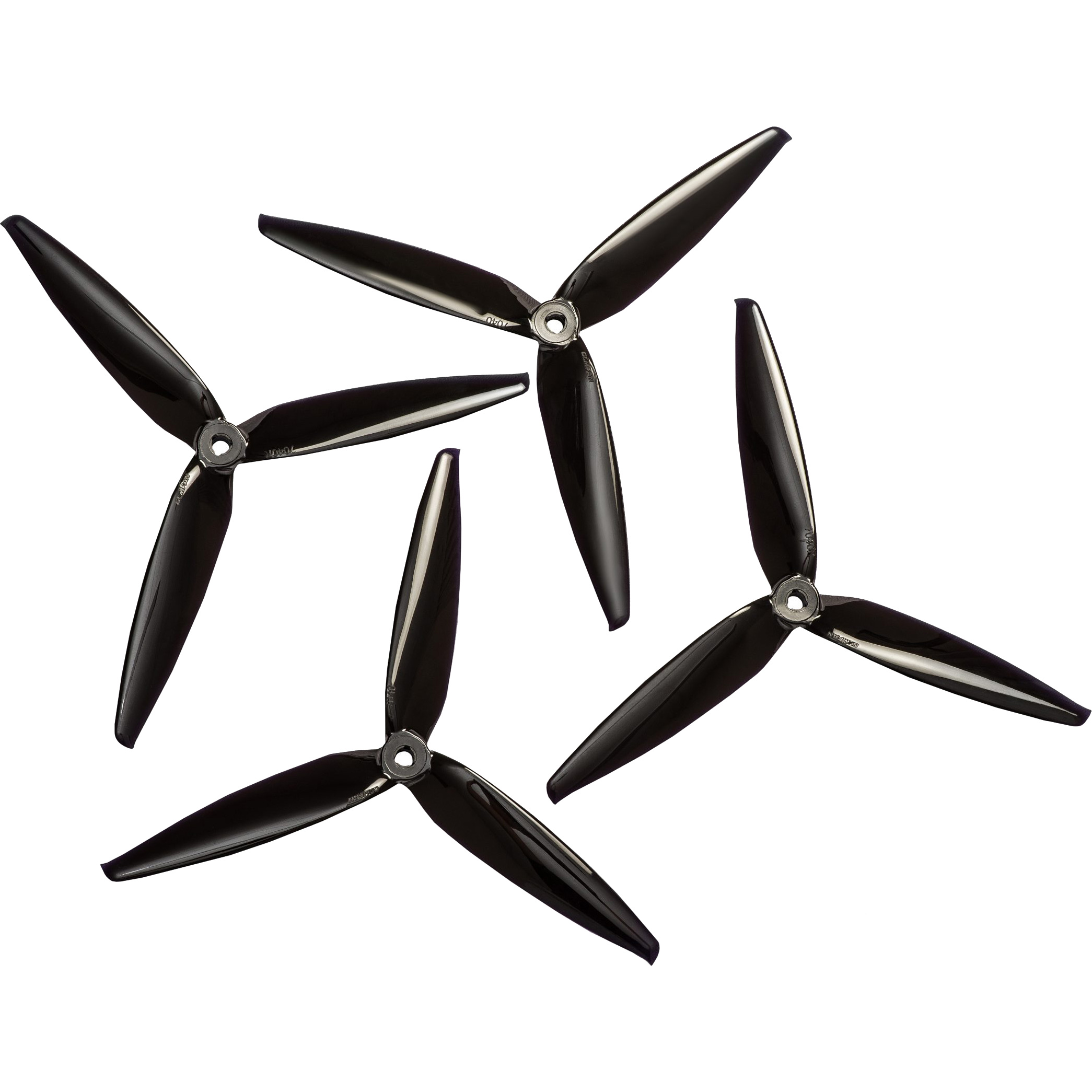 Комплект пропеллеров GEMFAN Flash 7040 3-Blade 2СW+2CCW Black (GF-7040)