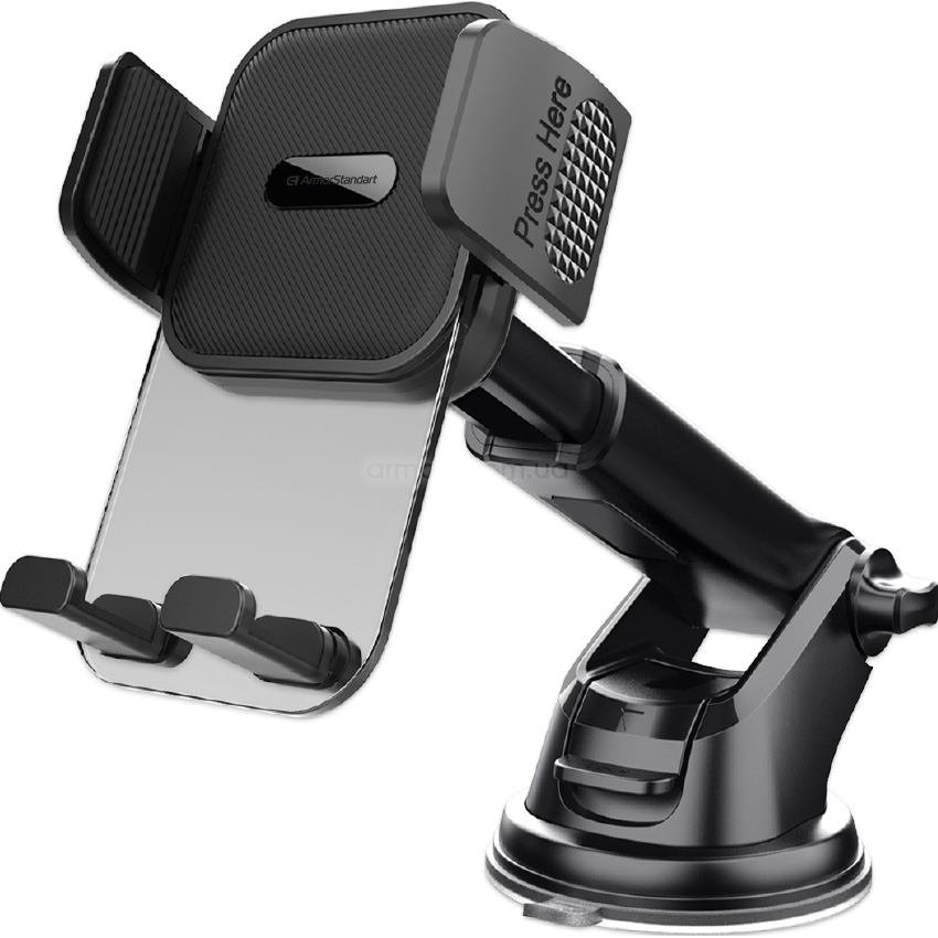 Автодержатель для смартфона ARMORSTANDART SteadyGrip Dashboard Black