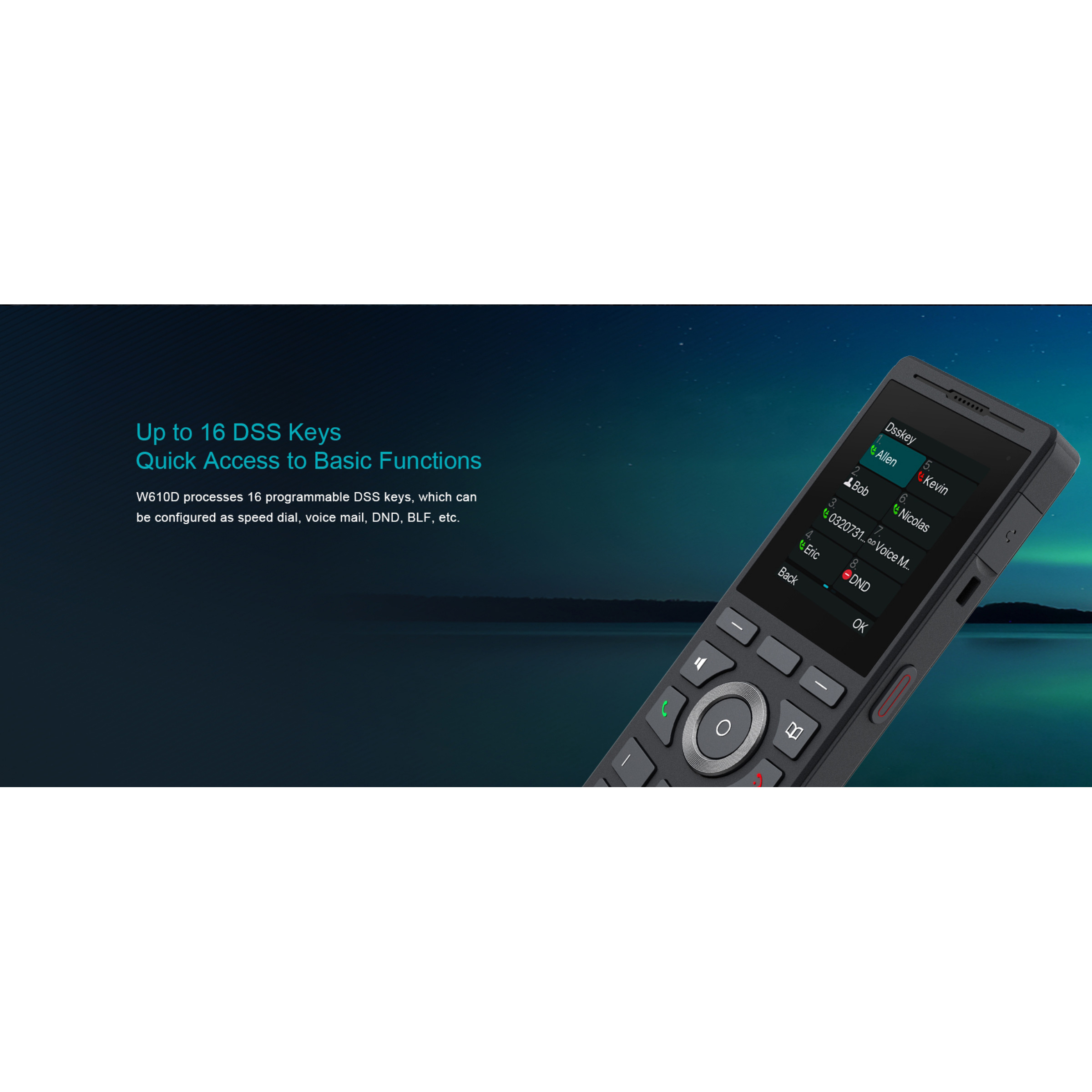 IP-телефон DECT FANVIL W710P DECT Phone System (W710D+W610D)