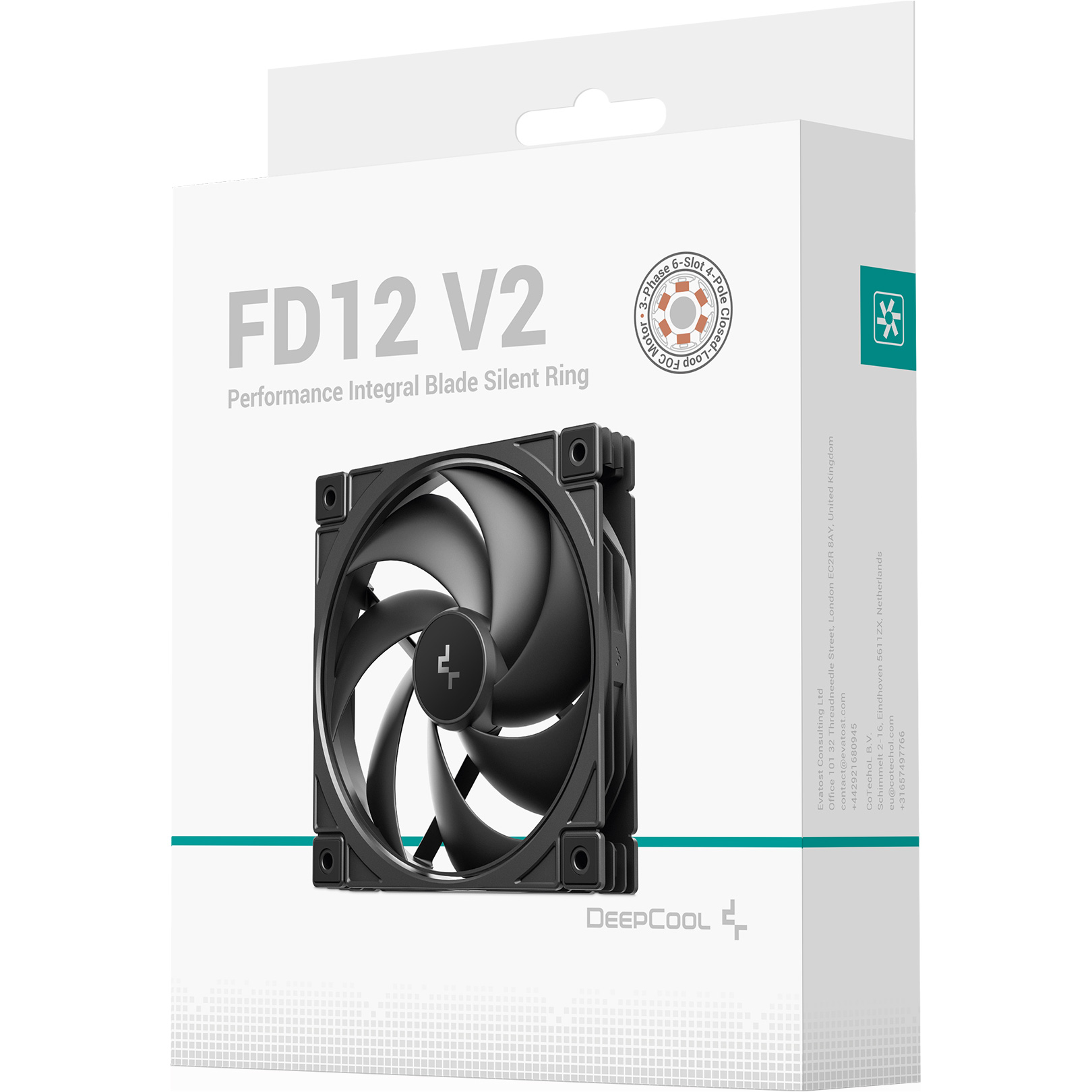 Вентилятор DEEPCOOL FD12 V2 Black (R-FD12V2-BKNPN1-G)