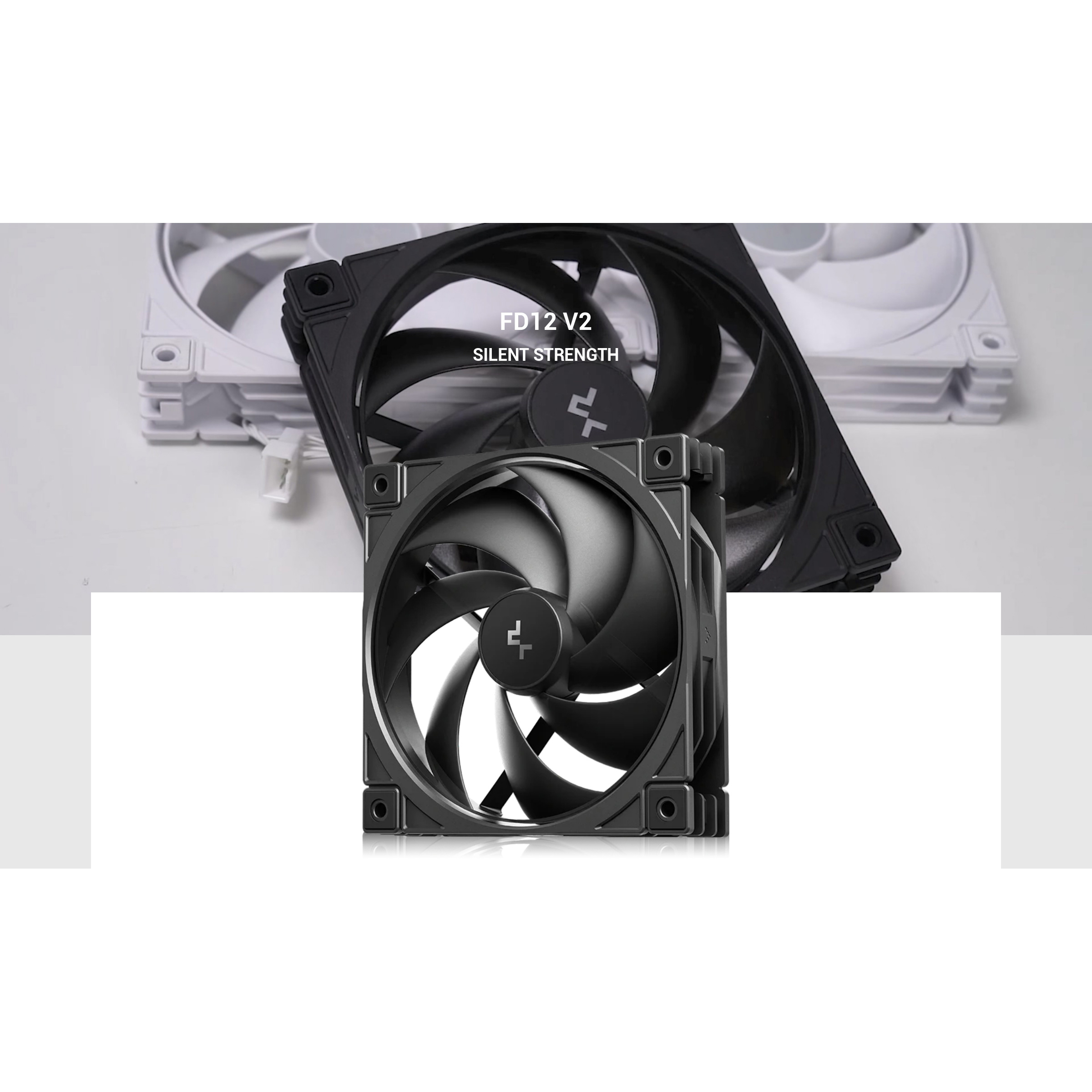 Вентилятор DEEPCOOL FD12 V2 Black (R-FD12V2-BKNPN1-G)