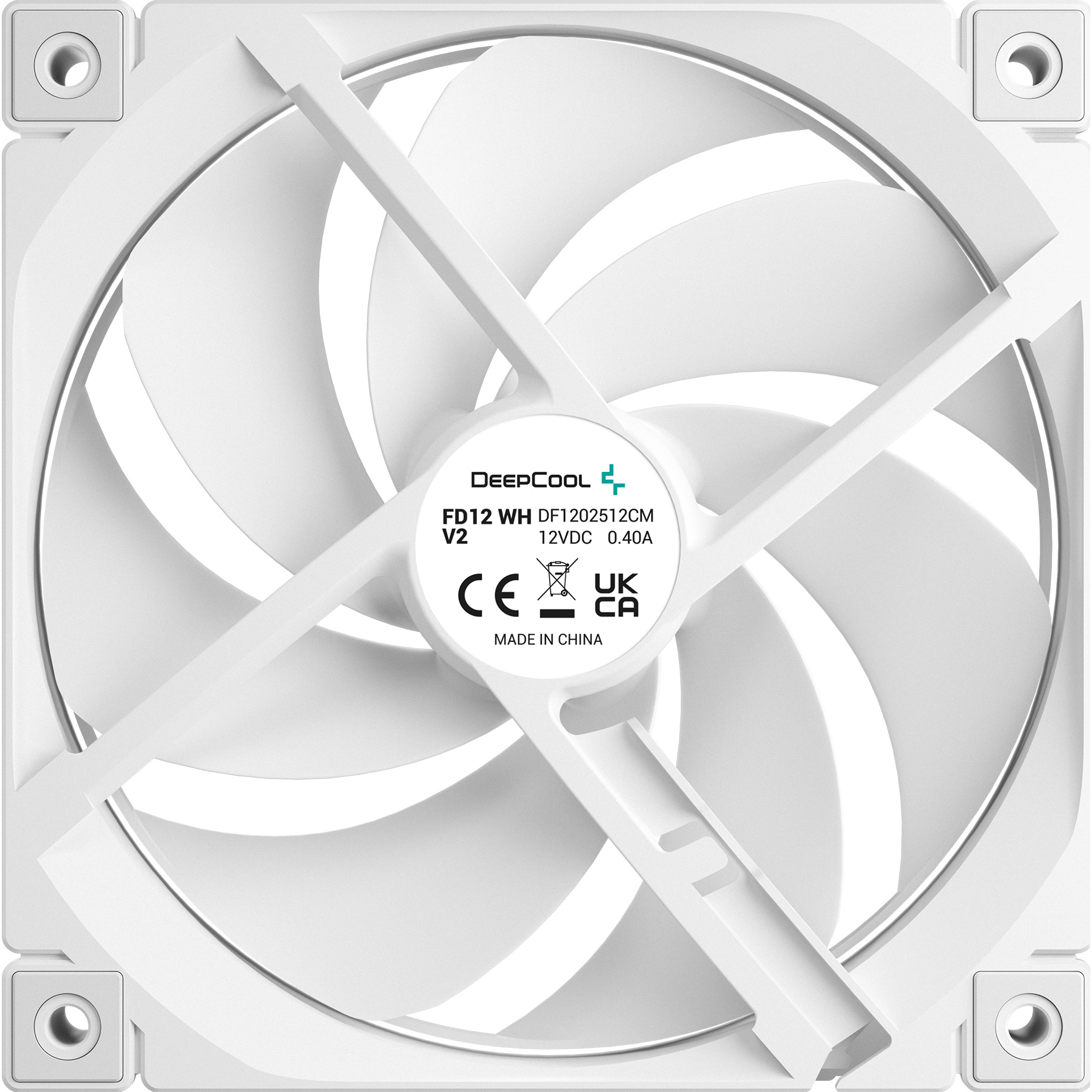 Вентилятор DEEPCOOL FD12 V2 White (R-FD12V2-WHNPN1-G)