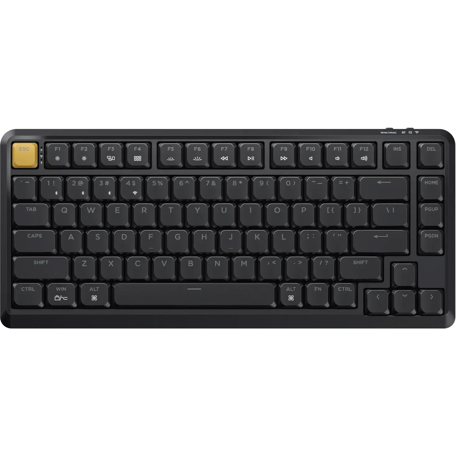 Клавіатура бездротова KEYCHRON J1 K Pro Banana Switch Black