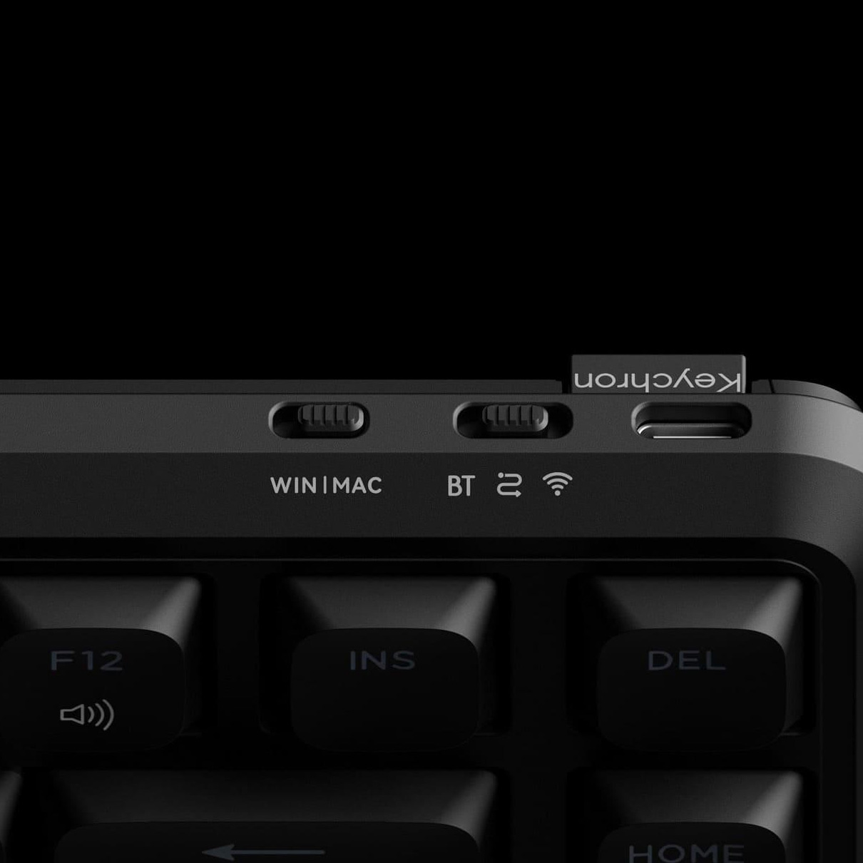 Клавіатура бездротова KEYCHRON J1 K Pro Banana Switch Black