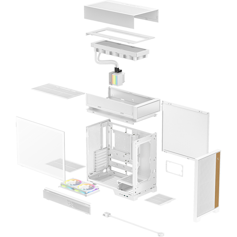 Корпус DEEPCOOL CL6600 White (R-CL6600-WHNNA0-G)